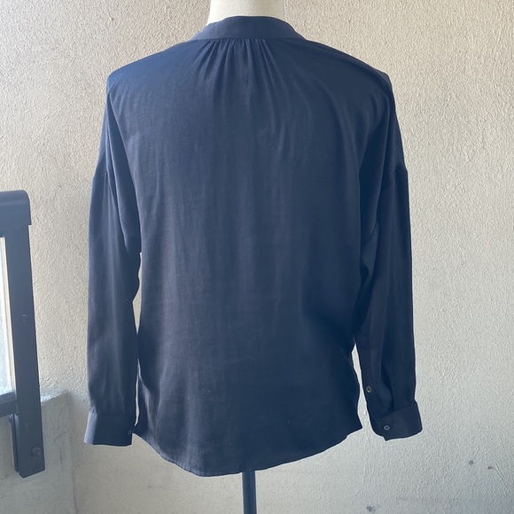 Babaton/Black Button Blouse - Picture 2 of 2